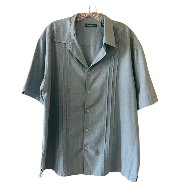 Cubavera Other - Cubavera Button Up Short Sleeves Shirt Size XL